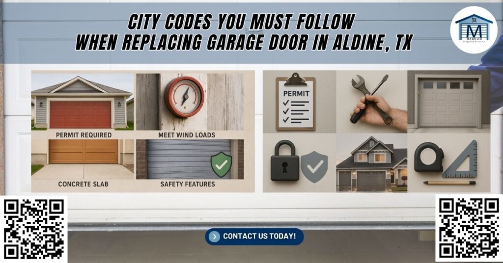 City Codes You Must Follow When Replacing Garage Door in Aldine, TX - Magnum Garage Door Service, Inc.
