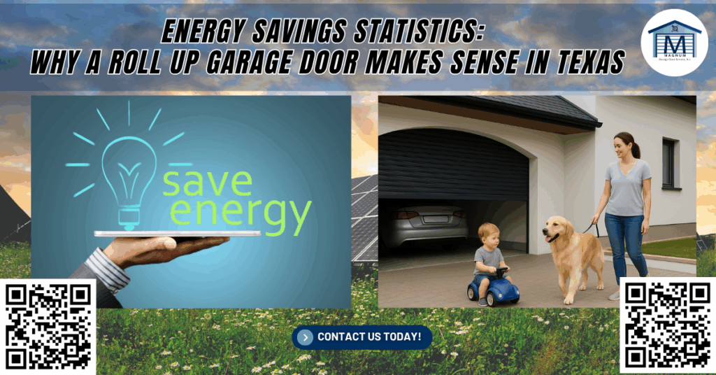 Energy Savings Statistics: Why a Roll-Up Garage Door Makes Sense in Texas - Magnum Garage Door Service, Inc.