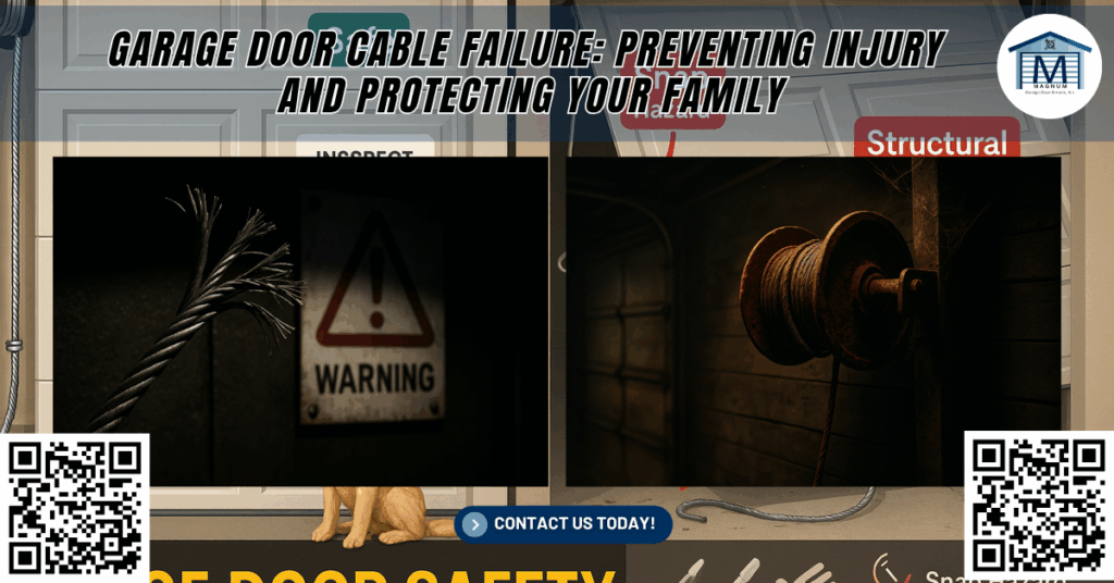 Garage Door Cable Failure: Preventing Injury and Protecting Your Family - Magnum Garage Door Service, Inc.