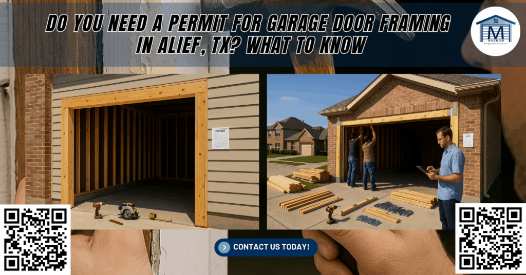 Do You Need a Permit for Garage Door Framing in Alief, TX? What to Know - Magnum Garage Door Service, Inc.