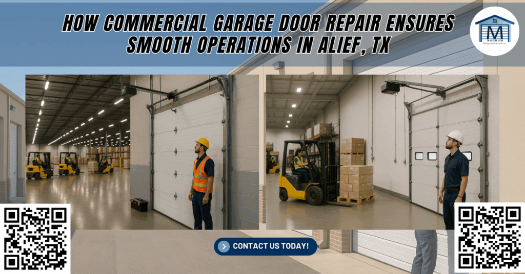 How Commercial Garage Door Repair Ensures Smooth Operations in Alief, TX